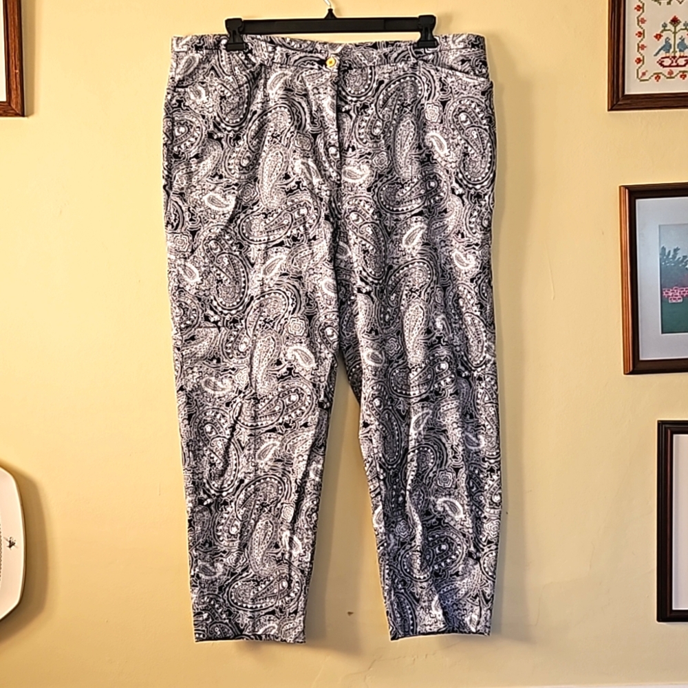Lauren Ralph Lauren Cropped Pants Si,e 20W